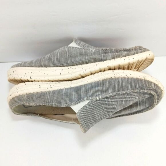 Hey Dude Chan Stretch Grey Lightweight Comfort Loafer Slip On Shoe Woman 9..... - Picture 5 of 10